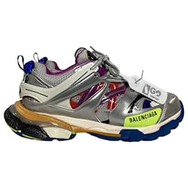 Balenciaga-Tênis Track Balenciaga em poliuretano multicolorido-Multicor