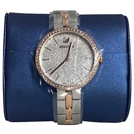 Swarovski Cosmopolitan Uhr aus silbernem Edelstahl Silber Metallisch