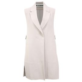 Colete sem mangas Jil Sander em lã cinza Cinza