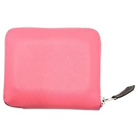 Hermès-Hermes Azap Silk'in Compact Wallet-Pink