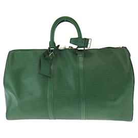 Louis Vuitton-Louis Vuitton Epi Keepall 45 Boston Bag-Green