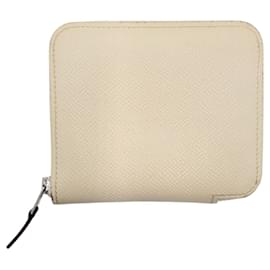 Hermès-Hermes Azap Compact Wallet Beige-Beige