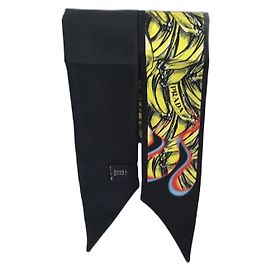 Foulard Prada en soie multicolore réversible Multicolore
