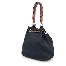 Prada-Prada Bucket Tote And Cross Bag-Black