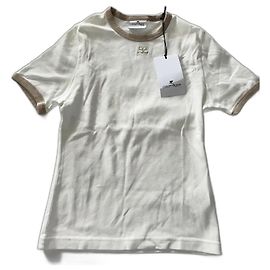 Courreges Contraste de Assinatura Fora de branco