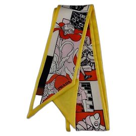 Prada Seidenschal mehrfarbig Mehrfarben