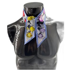 Prada Reversible Silk Scarf Multi Color Multiple colors
