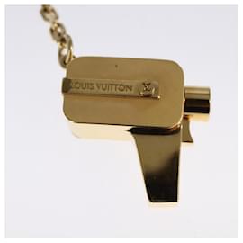 Louis Vuitton-LOUIS VUITTON Porte Cles Cannes Key Holder metal Gold M65383 LV Auth 111243-Golden