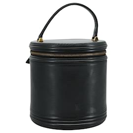 Louis Vuitton-LOUIS VUITTON Epi Cannes Hand Bag Black M48032 LV Auth ep7145-Black