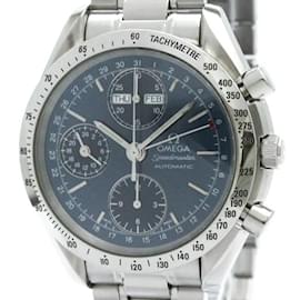Omega-Omega Speedmaster Triple Date Steel Automatic Watch-Other
