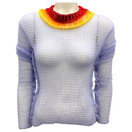Pullover Marni Lilac 2023 con taglio sulla schiena Porpora
