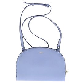 Apc Borsa a tracolla Demi Lune A.P.C. in pelle blu chiaro Blu Blu chiaro