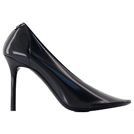 Nude Stilettos Pumps - Courreges - PVC - Black Black