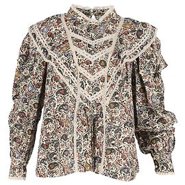 Isabel Marant Paisley Print Reign Blouse in Multicolor Cotton Multiple colors