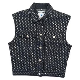 Jaqueta Moschino de algodão cinza Cinza