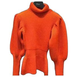 Christian Dior Pull ballon Dior FW2016 Rouge Corail