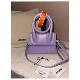 Jacquemus-Chiquito Knot Bag-Purple