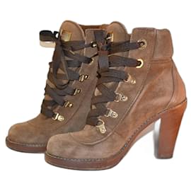 Dolce & Gabbana-ankle boots-Brown,Camel