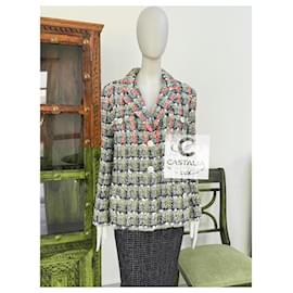 Chanel-New Anna Wintour Style Sequin Tweed Jacket 36 FR-Multiple colors
