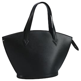 Louis Vuitton-LOUIS VUITTON Epi Saint Jacques Hand Bag Black M52272 LV Auth 111231-Black