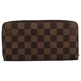 Louis Vuitton-LOUIS VUITTON Damier Ebene Zippy Wallet 2015 Christmas Only N61240 Auth 111236-Other
