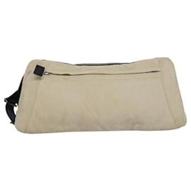 Chanel-CHANEL Sports Shoulder Bag Canvas Beige CC Auth ar13196-Beige