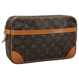 Louis Vuitton-LOUIS VUITTON Monogram Compiegne 28 Clutch Bag M51845 LV Auth yk17152-Monogram