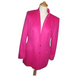 Escada Fuchsia Wool Jacket Size 40 Fuschia