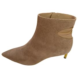 Autre Marque-Ankle Boots-Beige