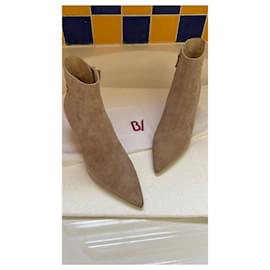 Autre Marque-Ankle Boots-Beige