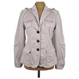 Chaqueta Marc Cain rosa de algodón XL Rosa