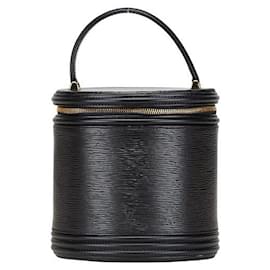 Louis Vuitton-Louis Vuitton Cannes Leather Handbag M48032-Black