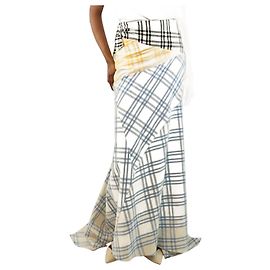 Rosie Assoulin Falda maxi a cuadros multicolores - talla UK 4 Multicolor