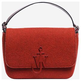 JW Anderson Borsa ancorata rosso ruggine Rosso