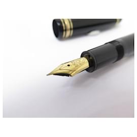 Montblanc-VINTAGE STYLO PLUME MONTBLANC MEISTERSTUCK 146 NOIR DORE 13659 FOUNTAIN PEN-Noir