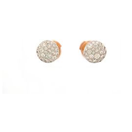 OHRRINGE POMELLATO SABBIA 18K ROSEGOLD & DIAMANTEN 0,5CT Golden