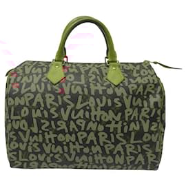 Louis Vuitton-LOUIS VUITTON SPEEDY 30 GRAFFITI STEPHEN SPROUSE LIMITED EDITION HANDBAG-Brown