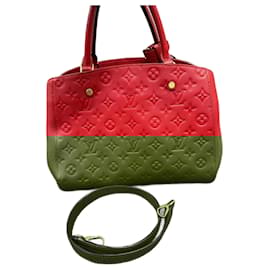 Louis Vuitton-Montaigne-Dark red