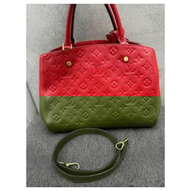 Louis Vuitton-Montaigne-Dark red