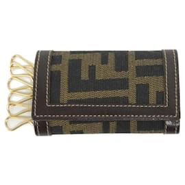 Fendi-Fendi 10163 Key Case-Dark brown