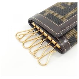 Fendi-Fendi 10163 Key Case-Dark brown