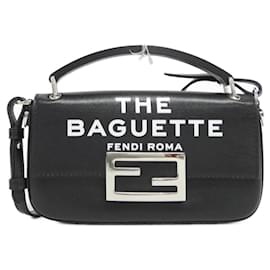 Fendi-Pochette de téléphone Fendi Baguette-Noir
