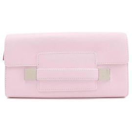 Cartera larga Delvaux rosa Rosa