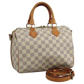 Louis Vuitton-LOUIS VUITTON Damier Azur Speedy Bandouliere 25 Hand Bag N41000 LV Auth 110764-Other