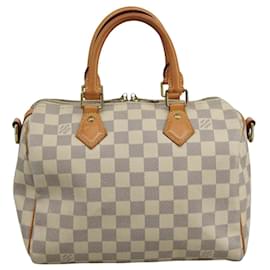 Louis Vuitton-LOUIS VUITTON Damier Azur Speedy Bandouliere 25 Hand Bag N41000 LV Auth 110764-Other