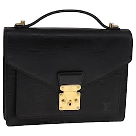 Louis Vuitton-LOUIS VUITTON Epi Monceau 28 Hand Bag Black M52122 LV Auth ep7309-Black