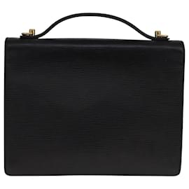 Louis Vuitton-LOUIS VUITTON Epi Monceau 28 Hand Bag Black M52122 LV Auth ep7309-Black