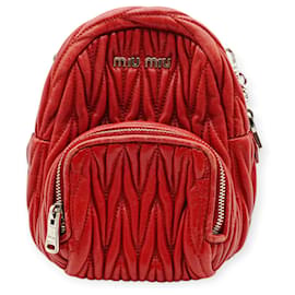Miu Miu Mini Backpack Red