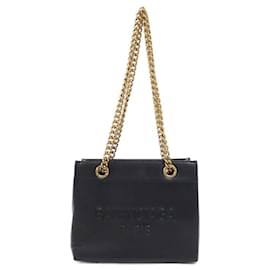 Balenciaga-Balenciaga Duty Free Tote Small Shoulder Bag-Black