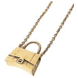 Collier en or Balenciaga 700363 TZ14J Doré